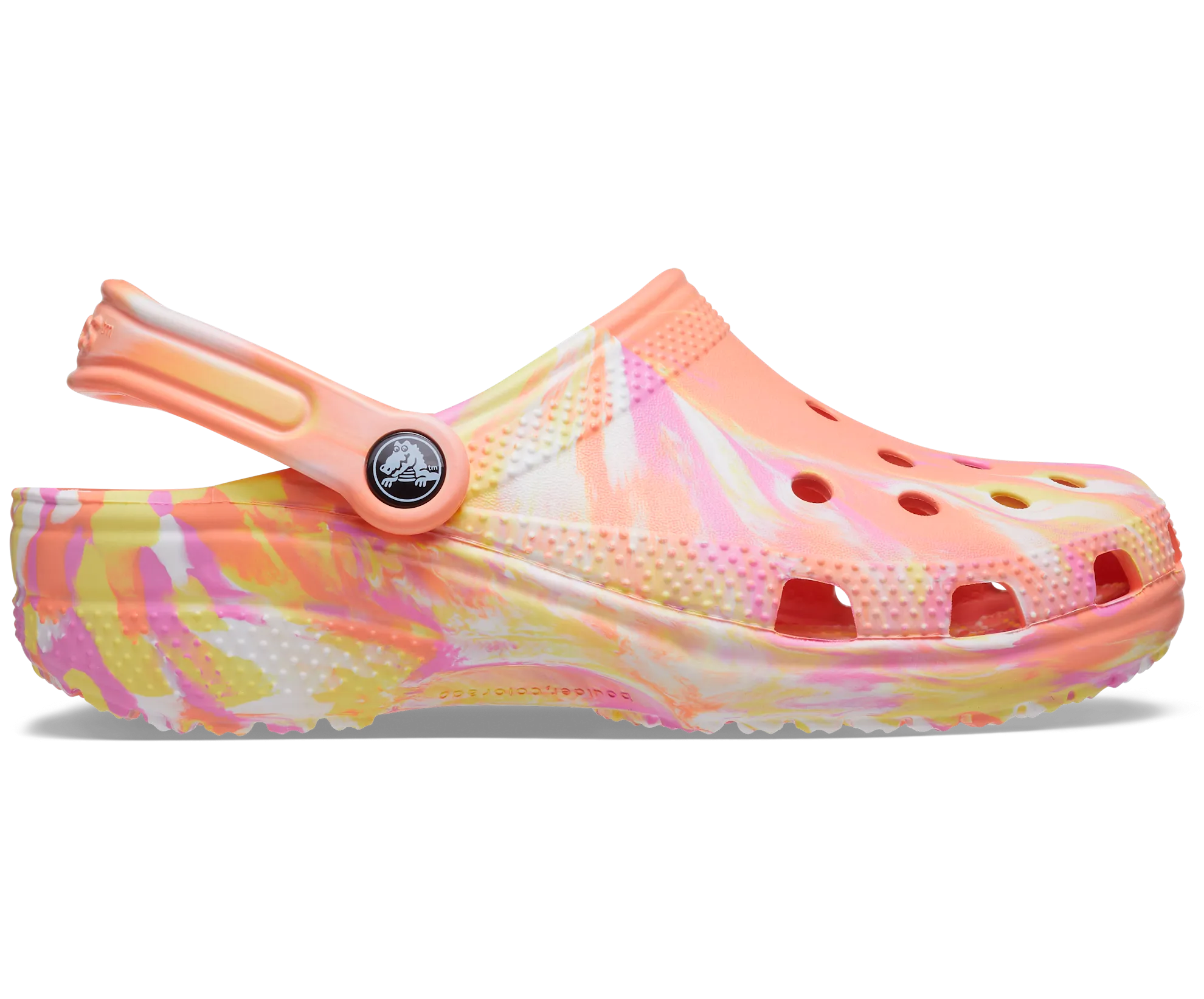 Crocs Unisex Classic Marbled Clog - Papaya