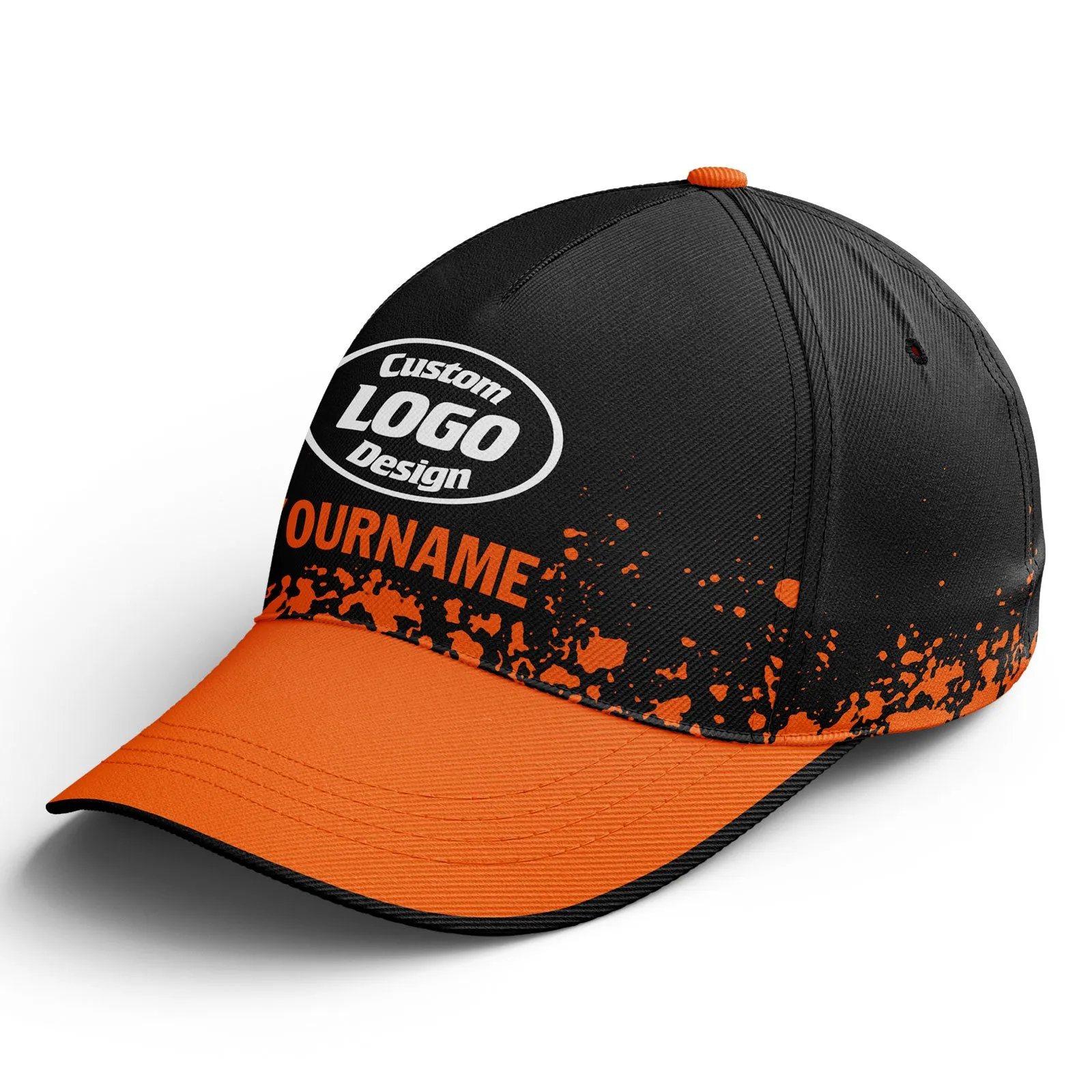 Custom Black Orange Jersey MaxSoul Shoes and Hat Combo Offer Personalized Combo ZH-D020234-3