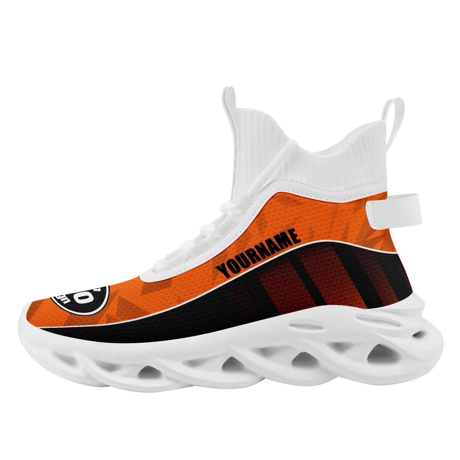 Custom Black Orange Jersey MaxSoul Shoes and Hat Combo Offer Personalized Combo ZH-D020234-3