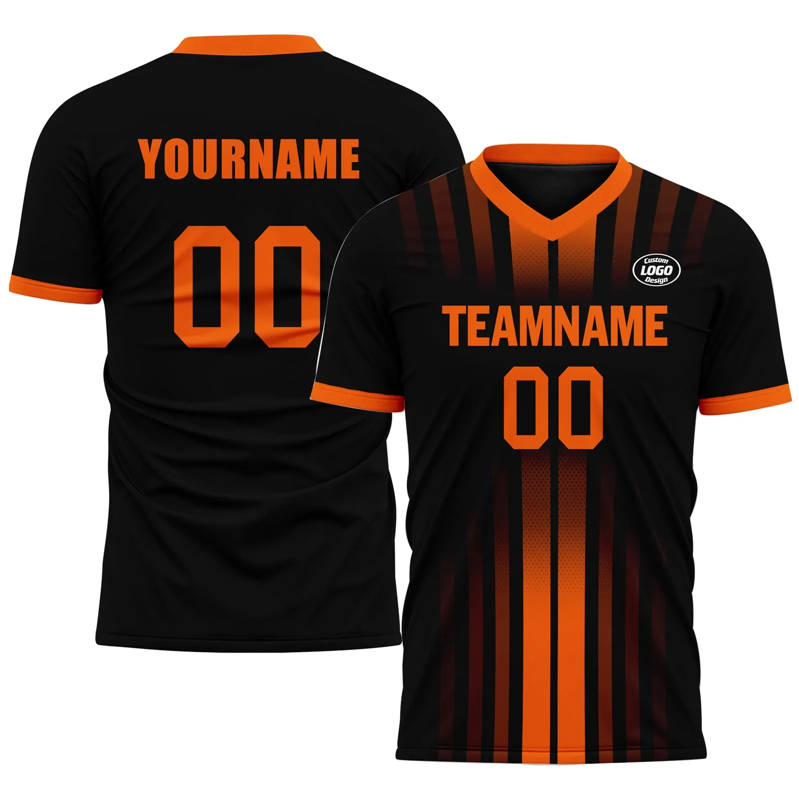 Custom Black Orange Jersey MaxSoul Shoes and Hat Combo Offer Personalized Combo ZH-D020234-3