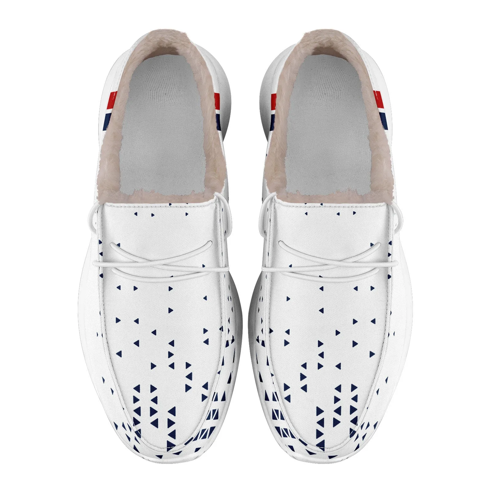 Custom White Blue New England Shoes Personalized Sneaker FN042-D020279-26