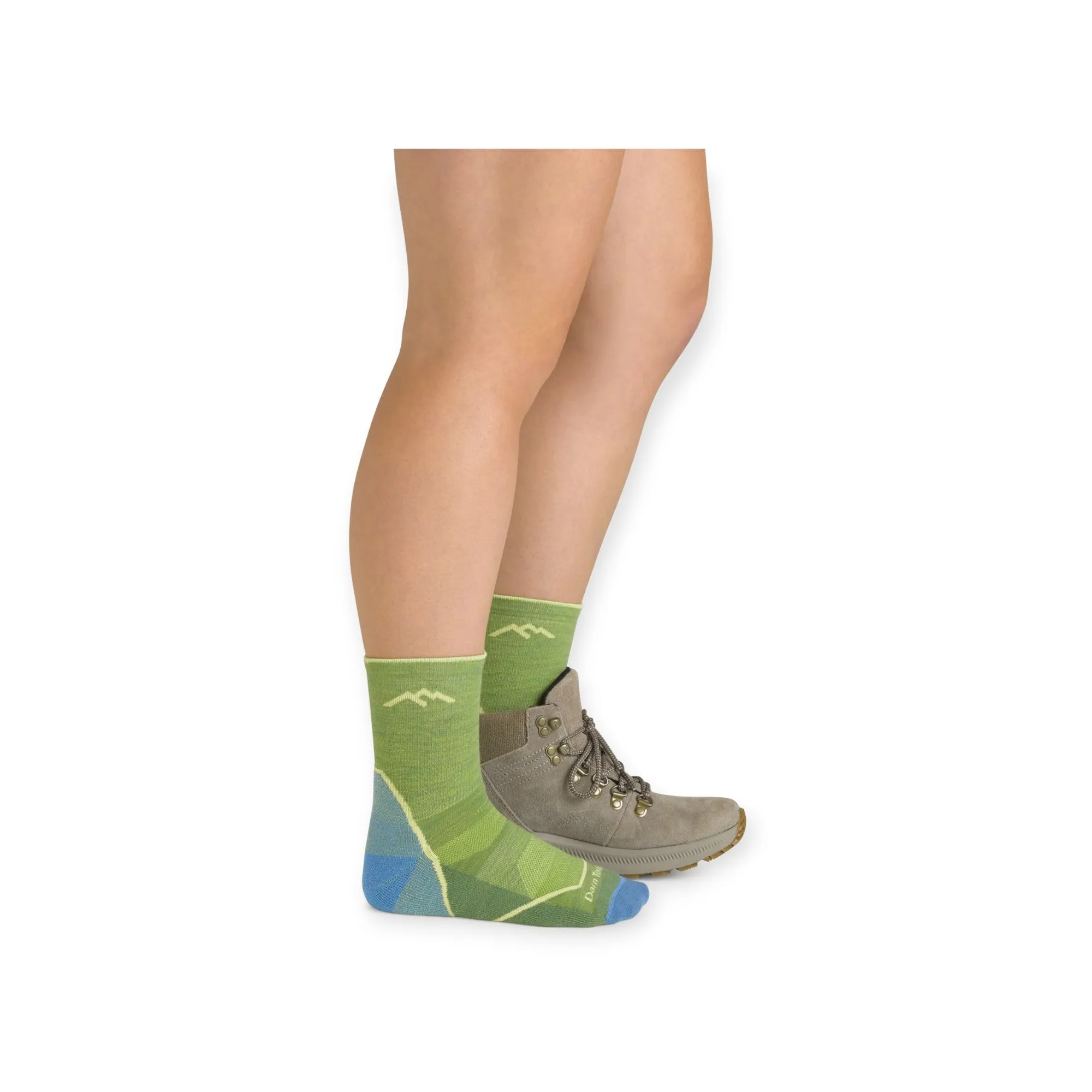 Darn Tough Kid's Light Hiker Micro Crew Lightweight with Cushion Socks