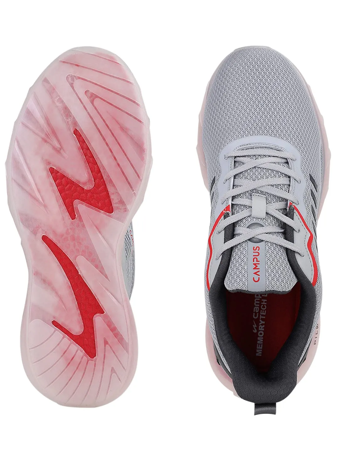DECCAN Grey Men's Running Shoes