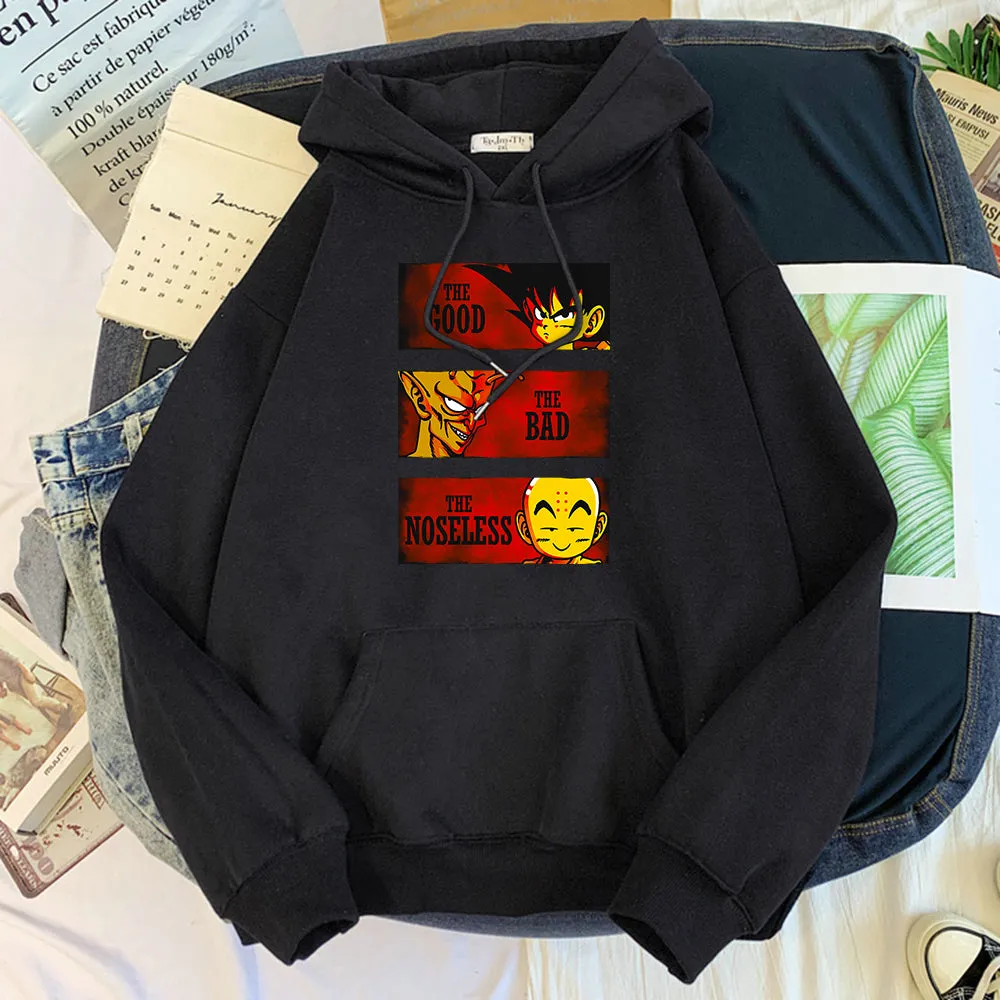 Dragon Ball The Good The Bad The Noseless Hoodie