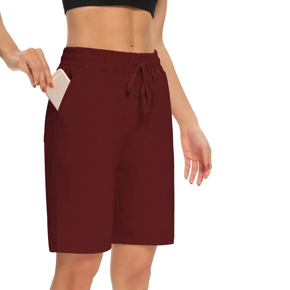 Drawstring Lounge Shorts Pockets – Comfortable Shorts