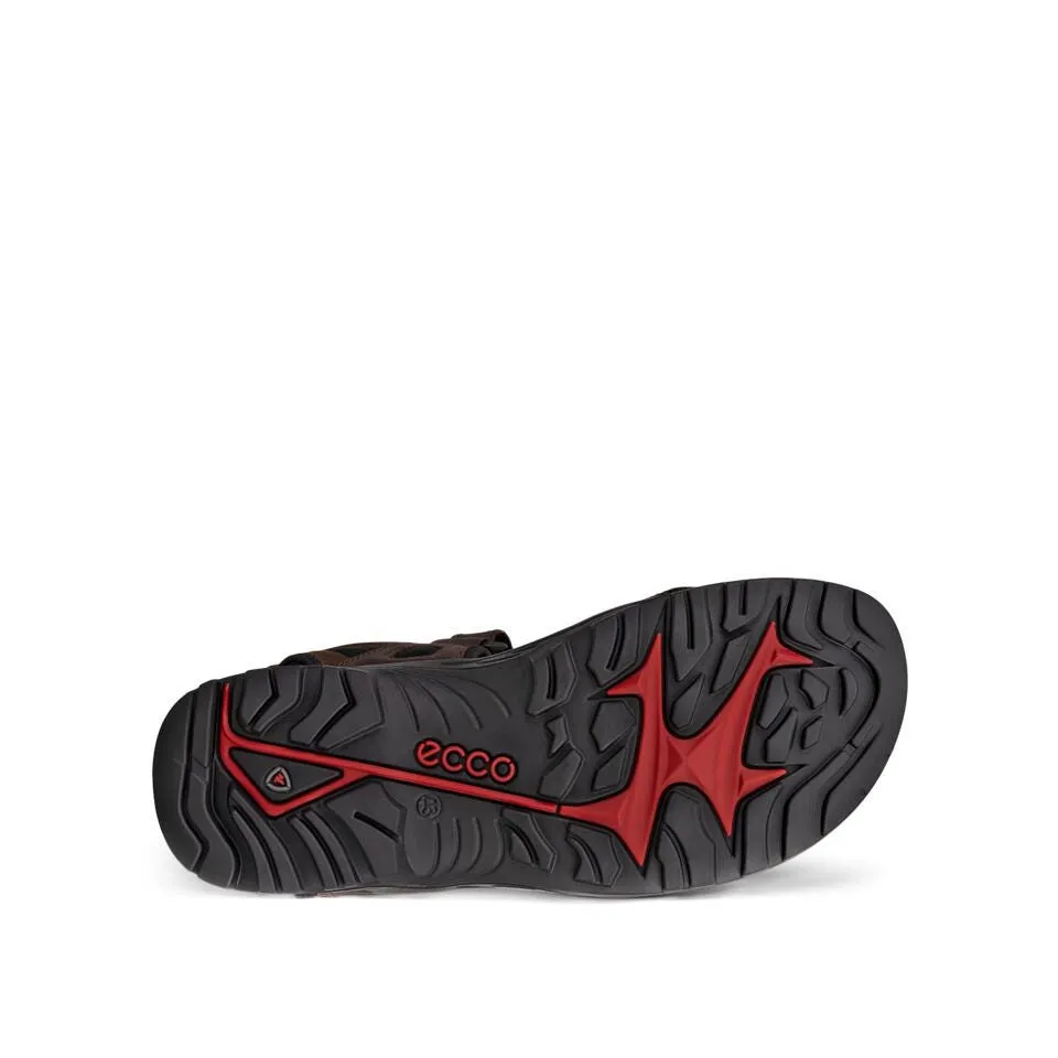 Ecco Men's Yucatan Offroad Nubuck Outdoor Sandal - Mocha