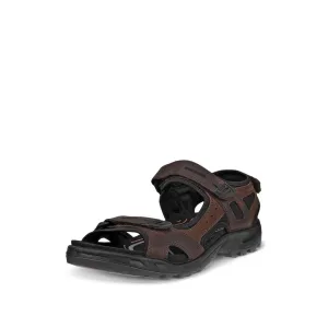 Ecco Men's Yucatan Offroad Nubuck Outdoor Sandal - Mocha