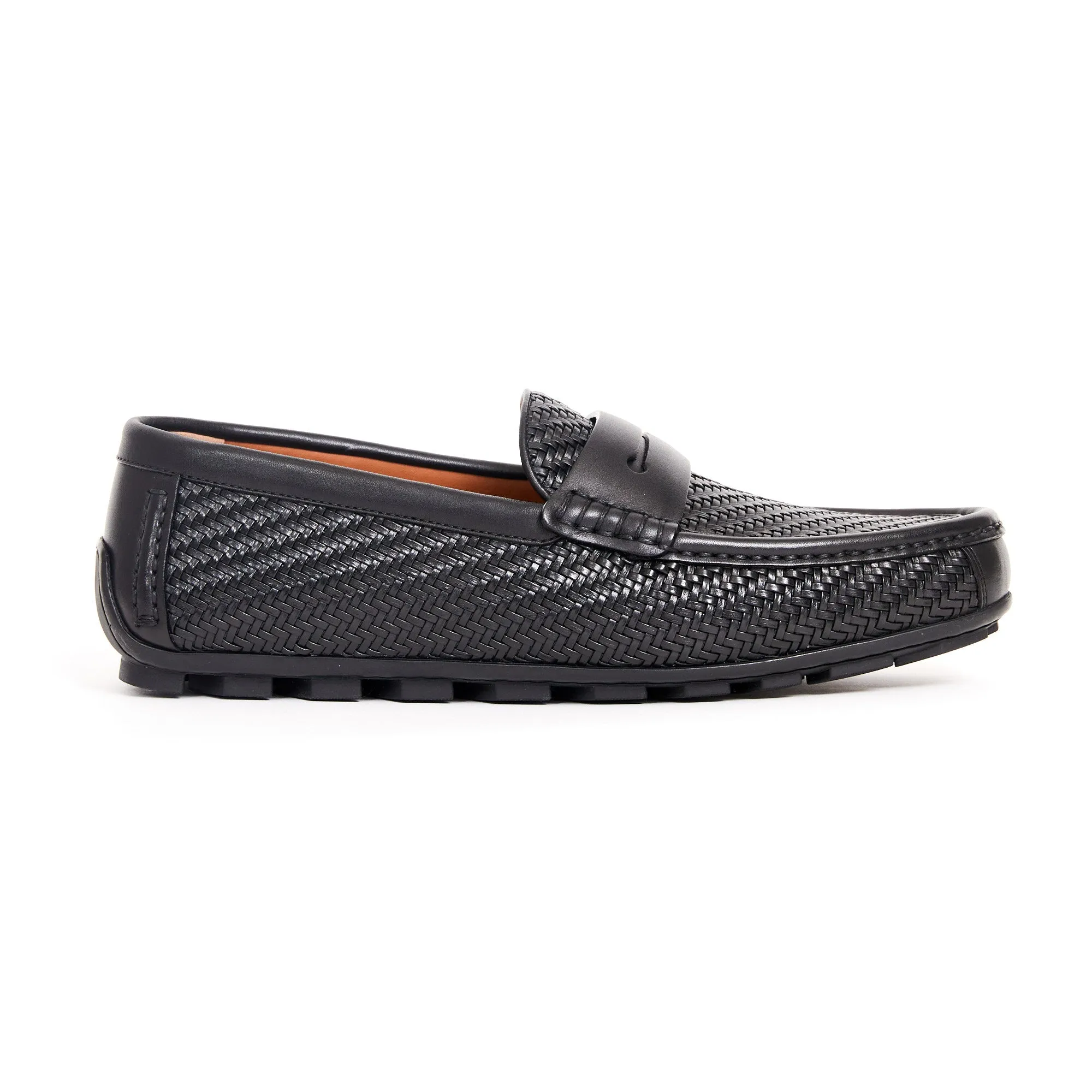 ERMENEGILDO ZEGNA Pelletessuta™ Highway Driving Shoes BLACK