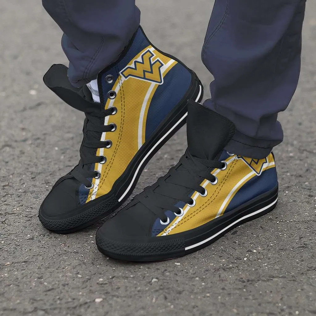 Fan Art West Virginia Canvas High Top Shoes