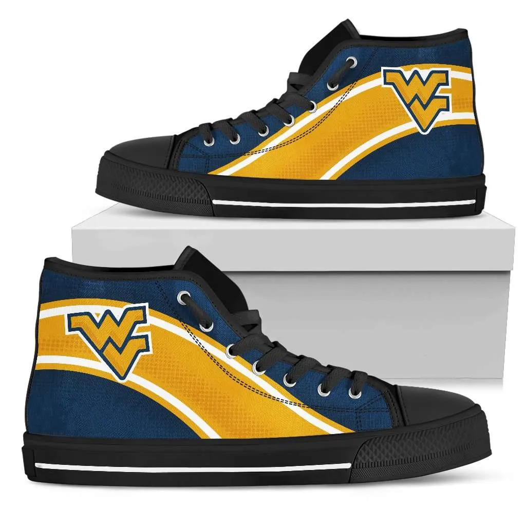 Fan Art West Virginia Canvas High Top Shoes