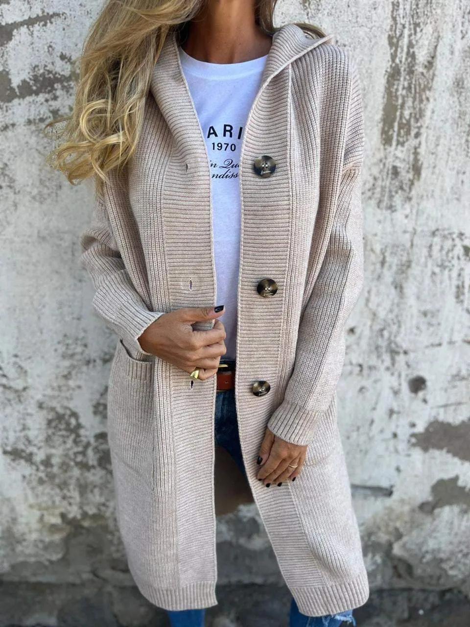 Faye™ | Cozy Long Knit Cardigan