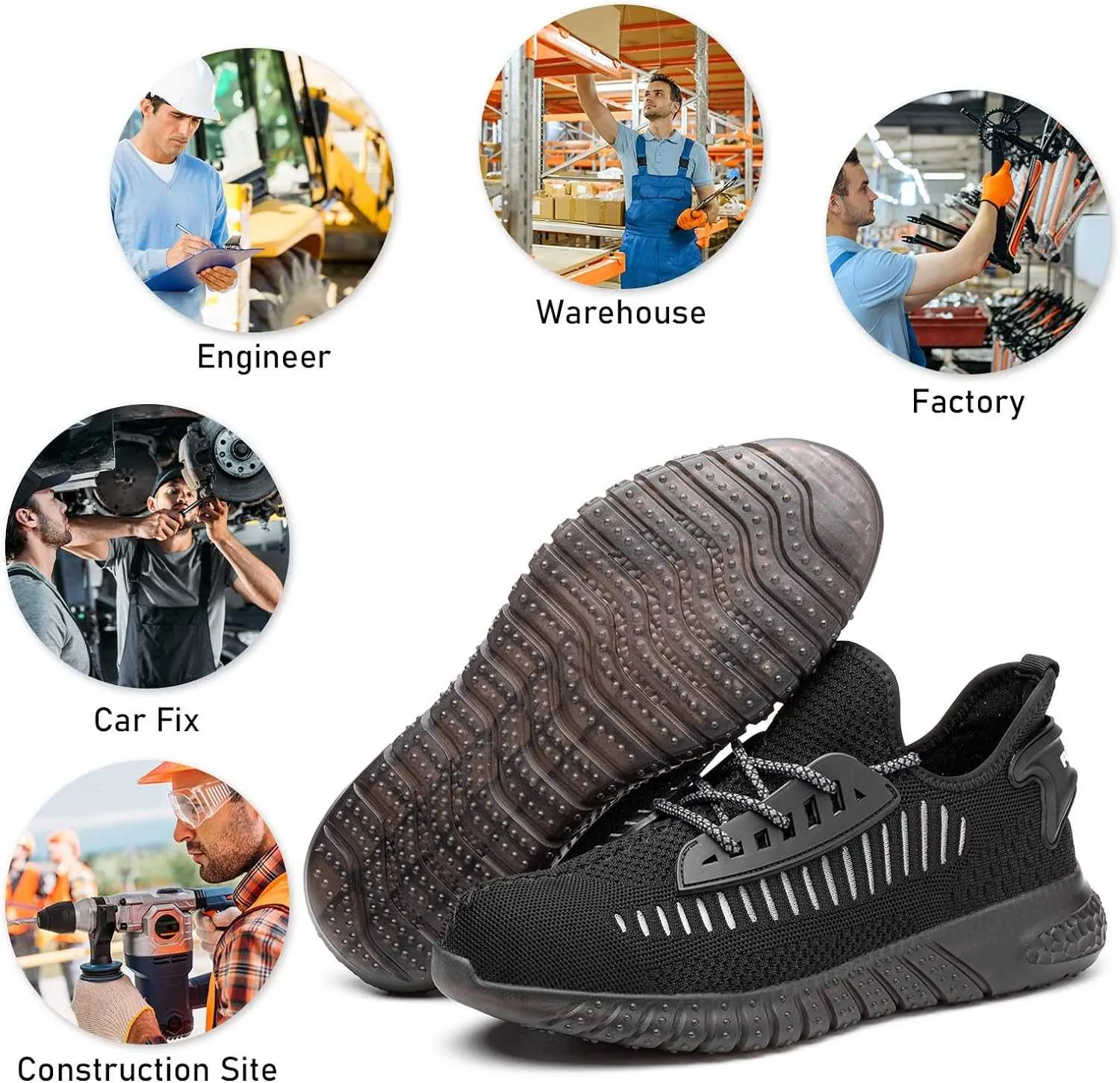 FURUIAN Steel Toe Shoes