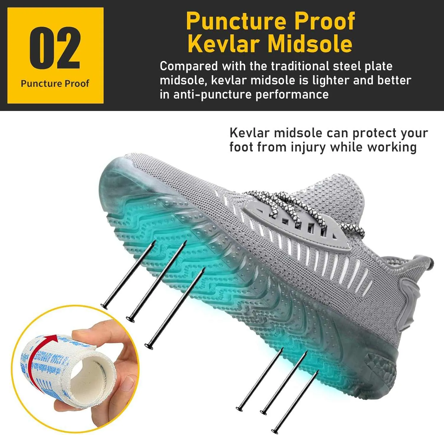 FURUIAN Steel Toe Shoes