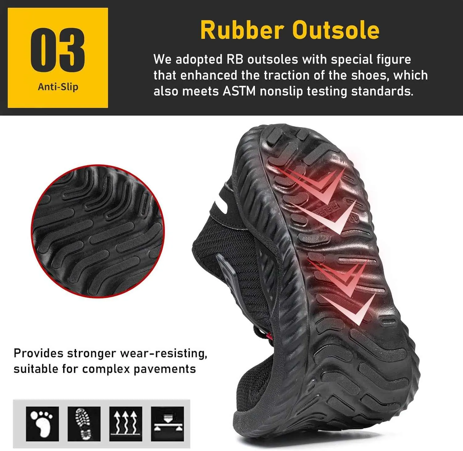 FURUIAN Steel Toe Shoes