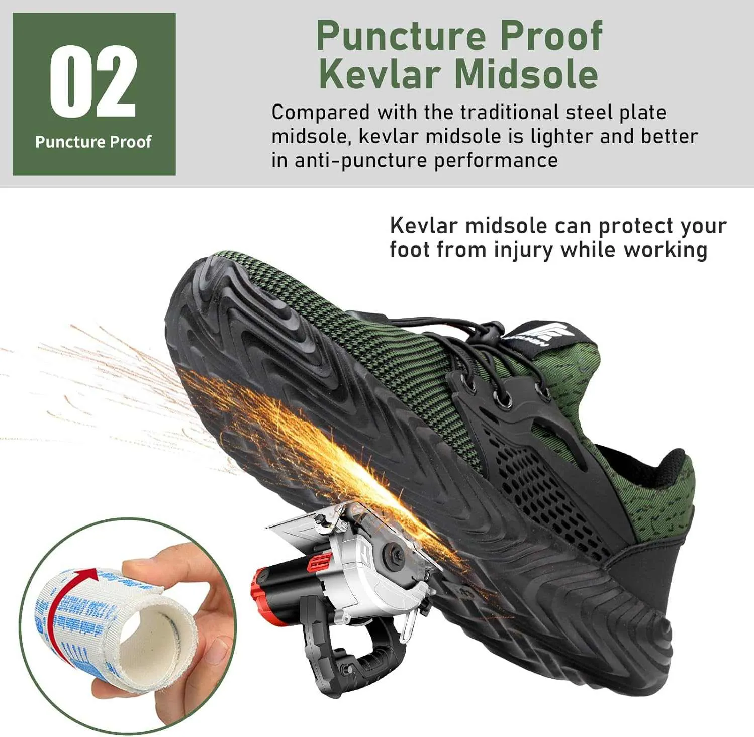 FURUIAN Steel Toe Shoes