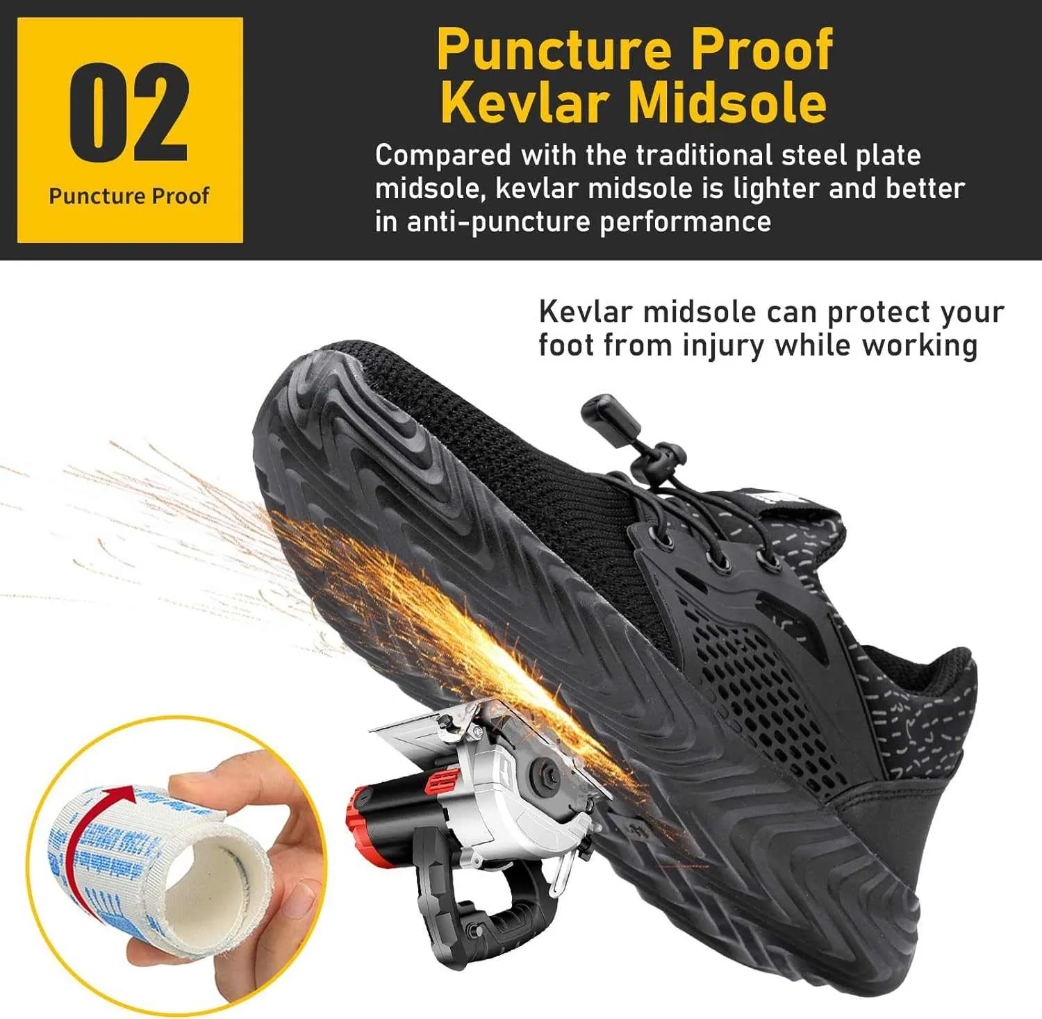 FURUIAN Steel Toe Shoes