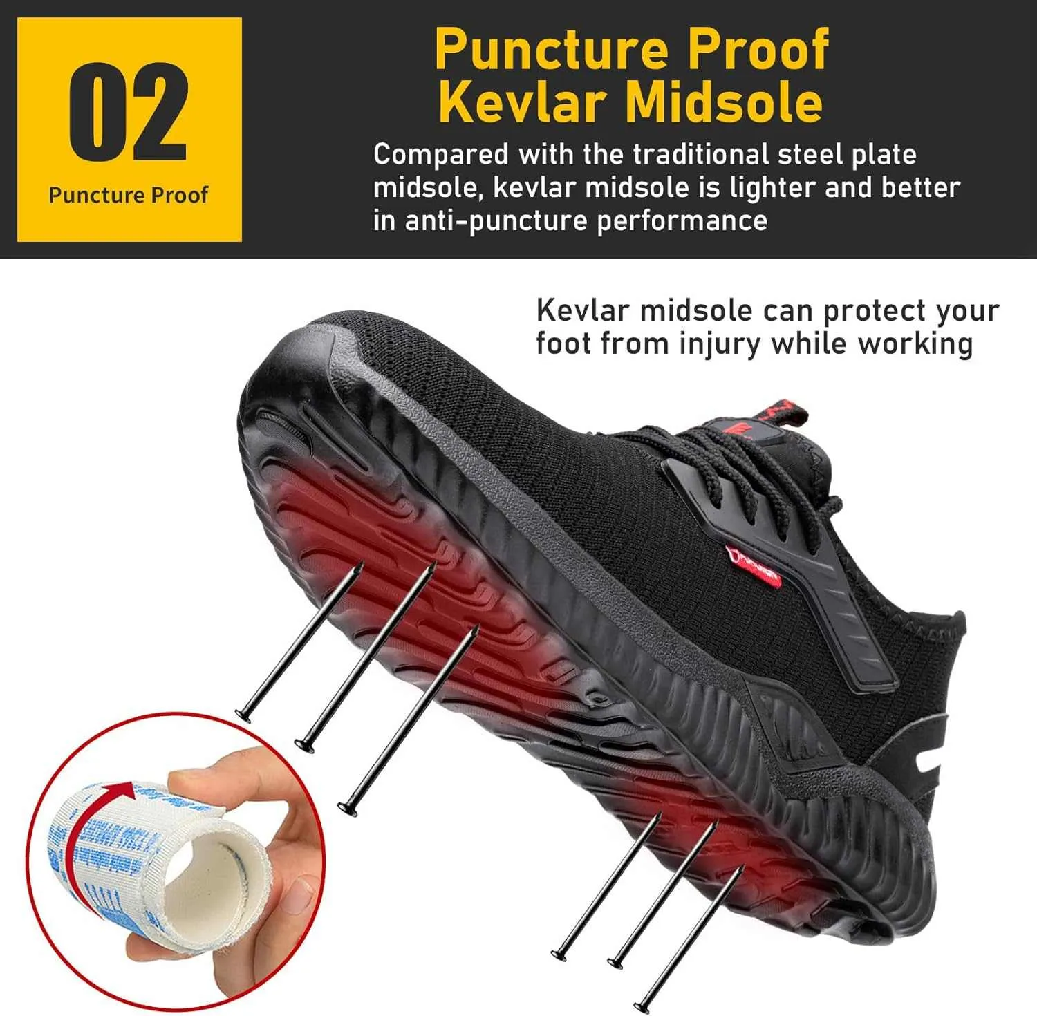 FURUIAN Steel Toe Shoes