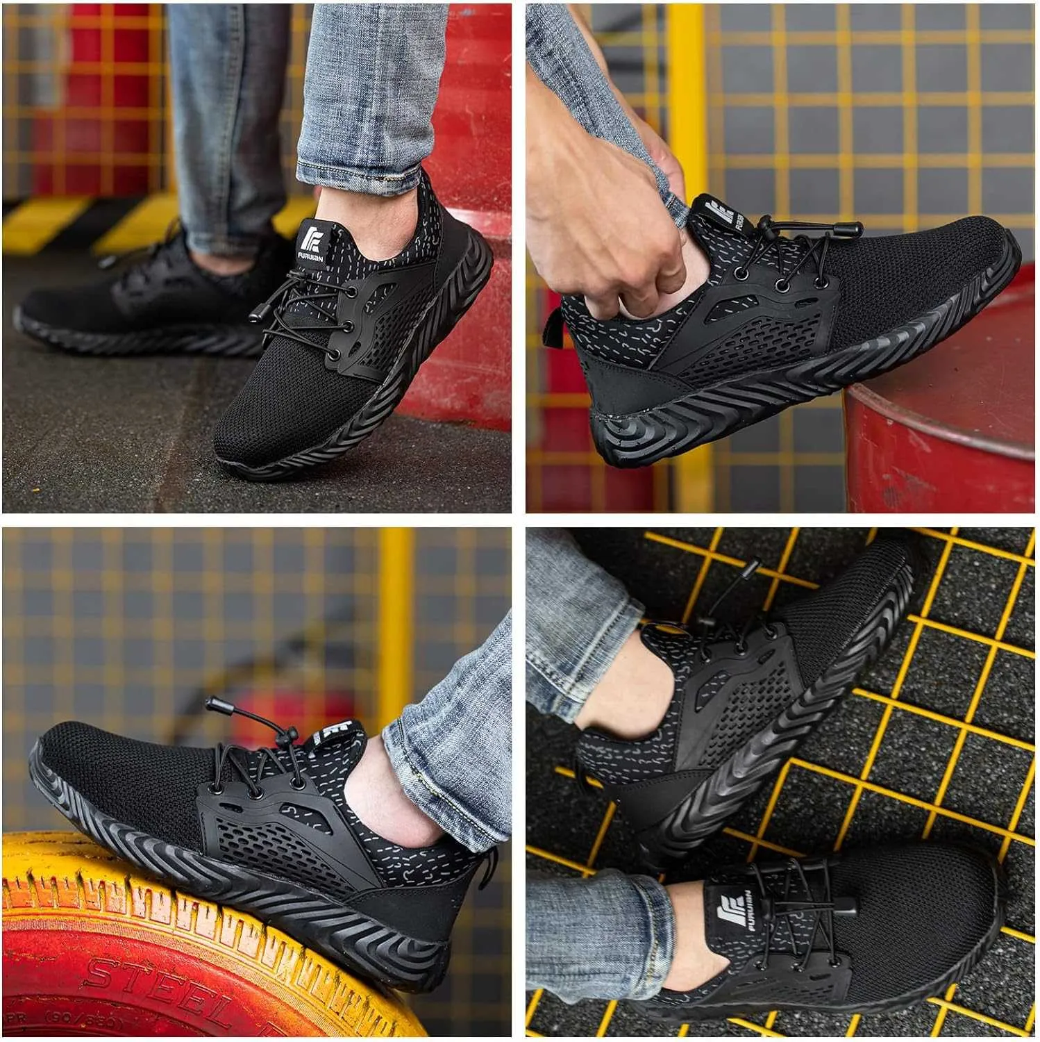 FURUIAN Steel Toe Shoes