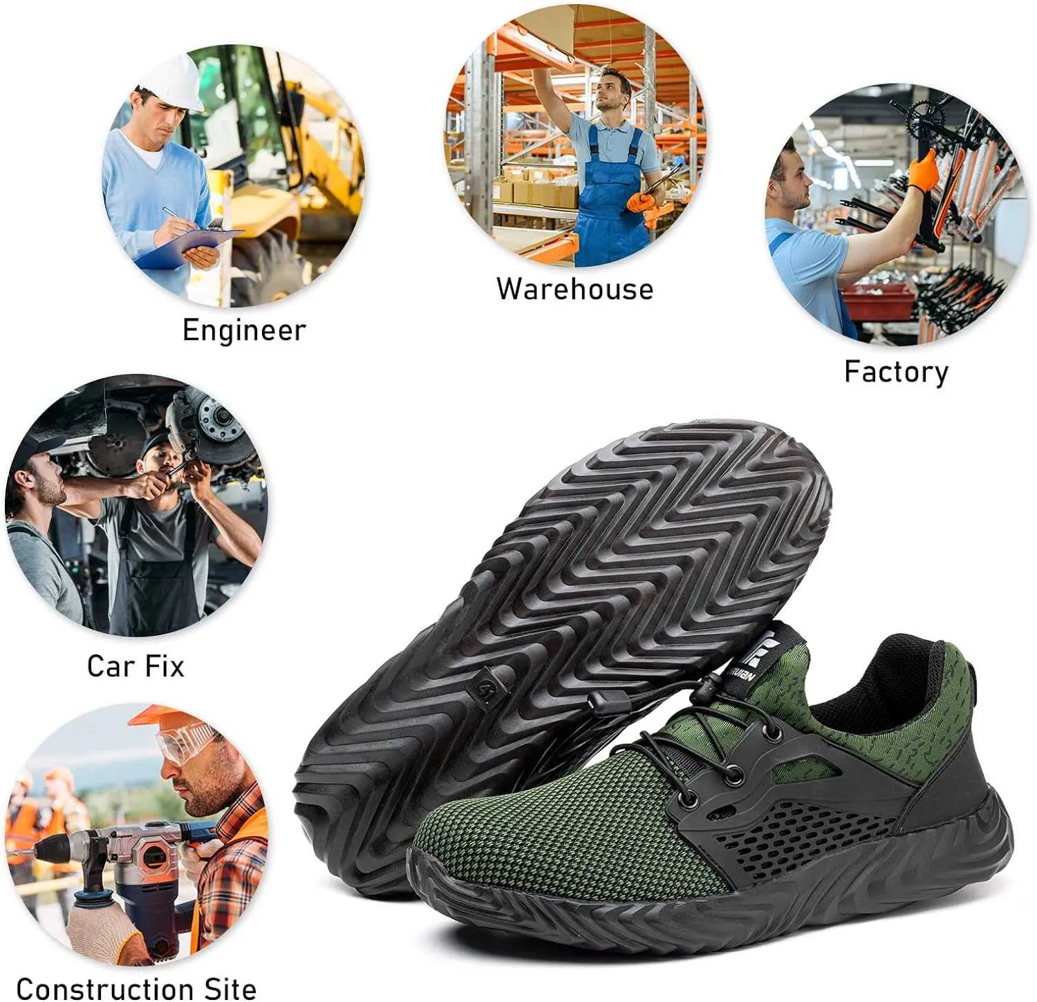 FURUIAN Steel Toe Shoes