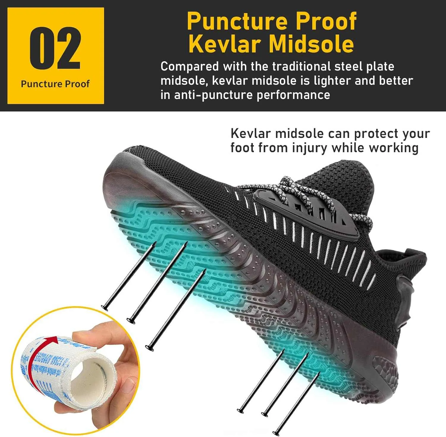FURUIAN Steel Toe Shoes