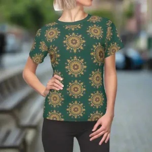 Geometrical Glow t Shirt with Geometrical Charm