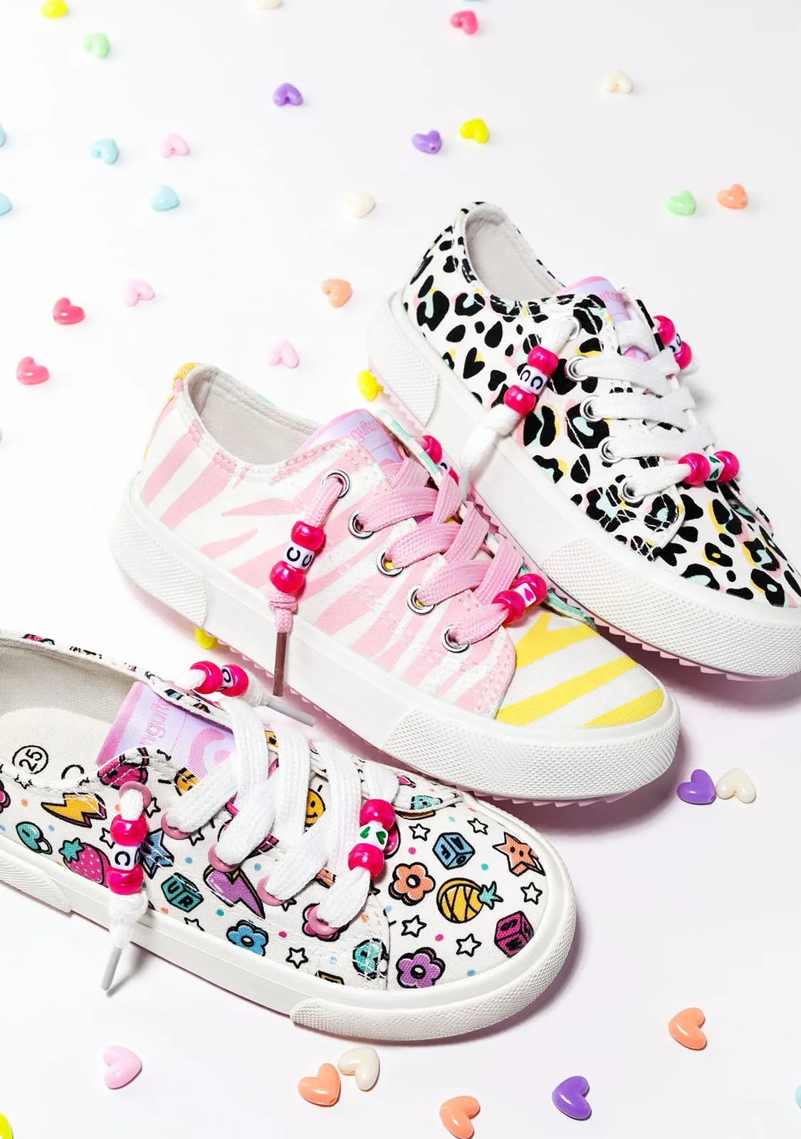 Girl's Leopard Sneakers Canvas