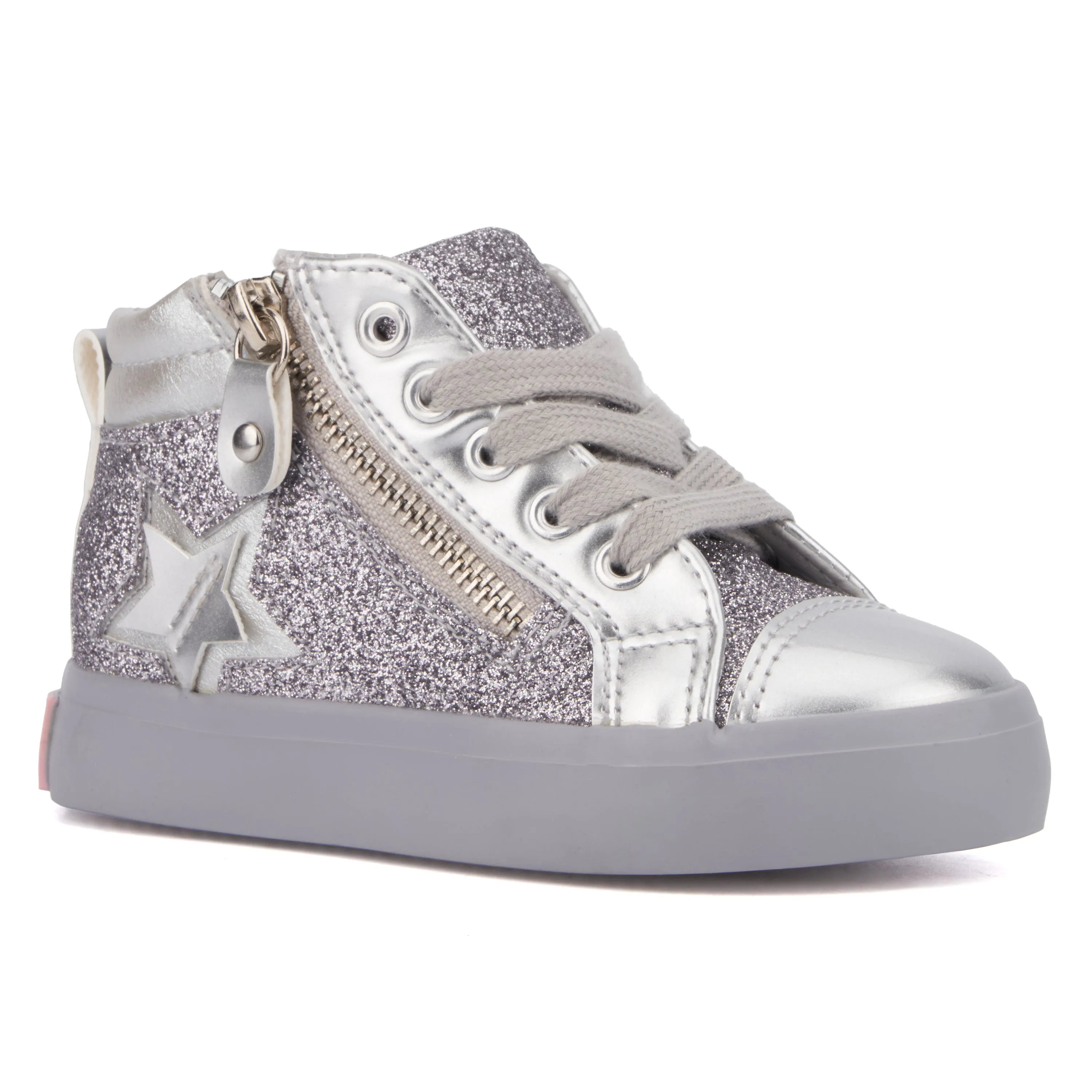 Girl's Toddler Star High Top Sneaker