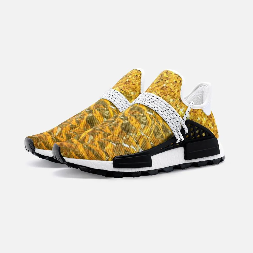 Gold pattern Unisex Lightweight Custom shoes