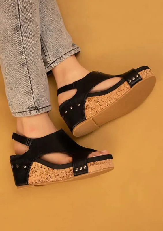 Hannah Wedge Sandals