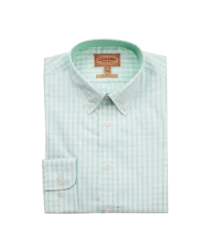Harlyn Tailored Shirt - Pale Mint Check