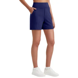 High Waisted Bermuda Yoga Shorts for Running Casual Wear