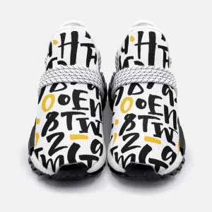Letters pattern Unisex Lightweight Custom shoes
