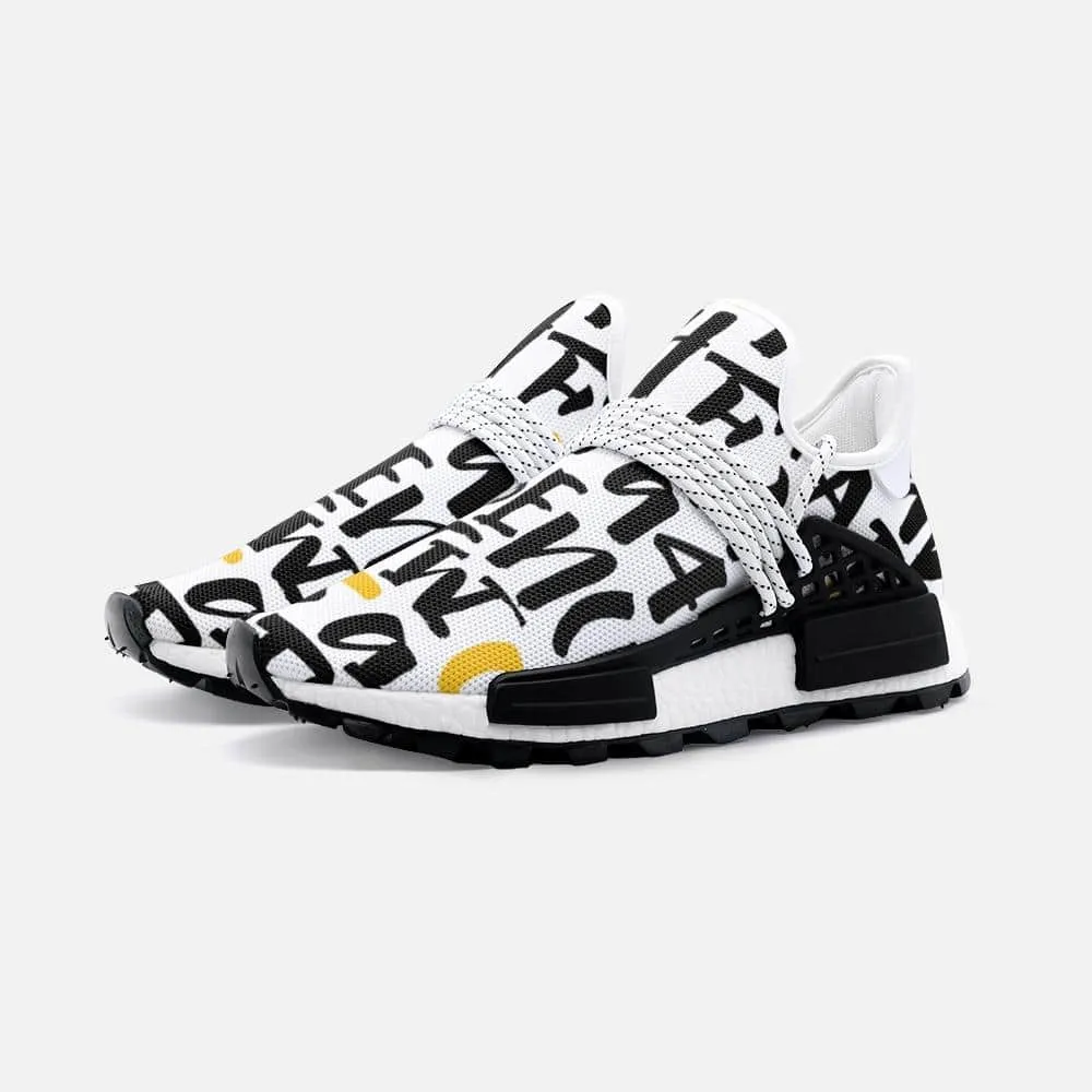 Letters pattern Unisex Lightweight Custom shoes