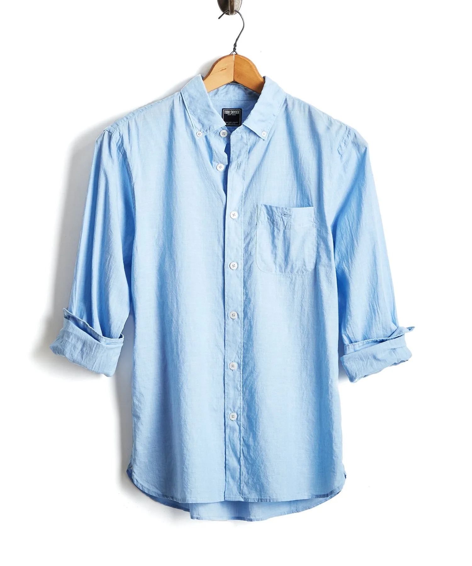 Lightweight Button Down Shirt in Blue