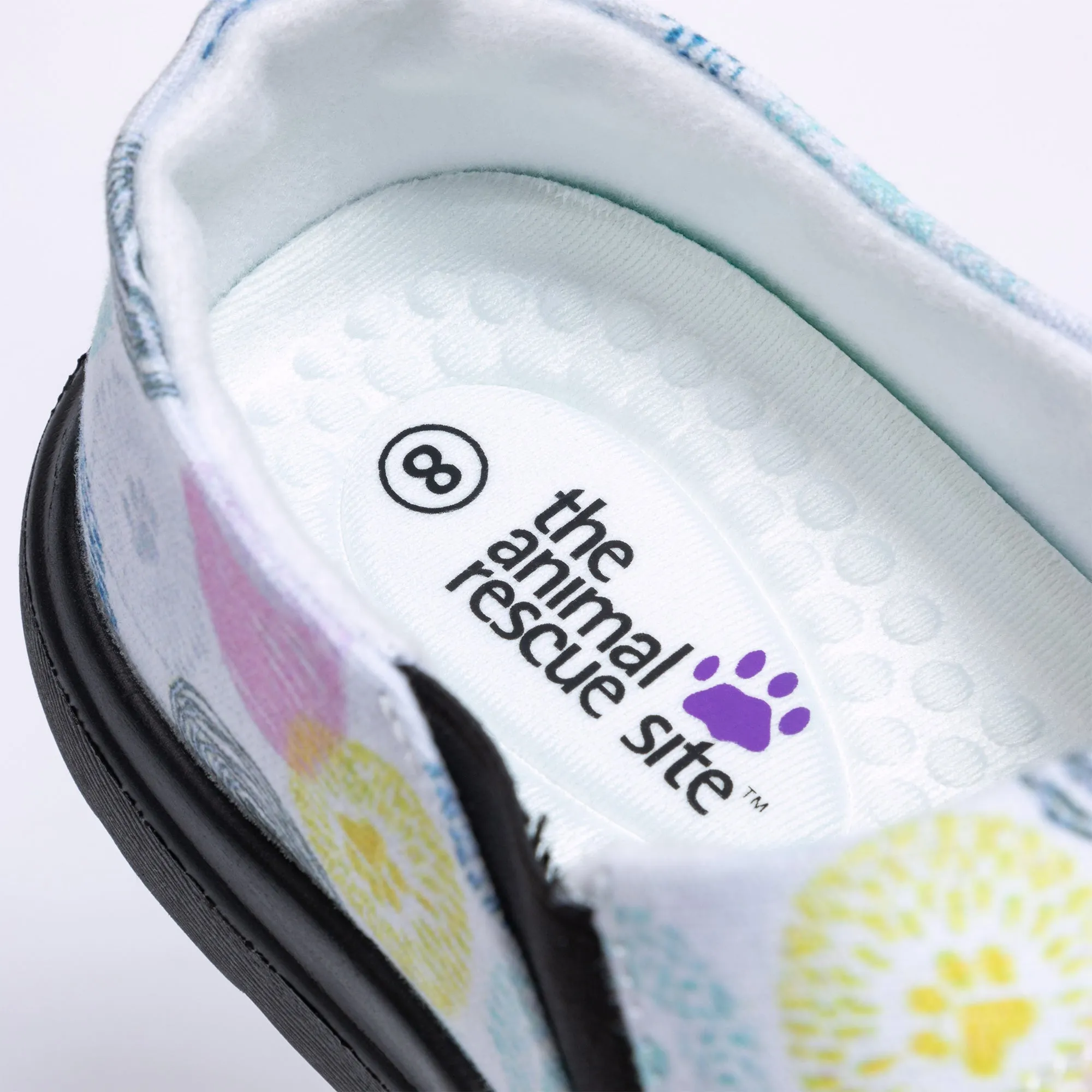 Lightweight Comfort Paw Print Slip-On Canvas Shoes