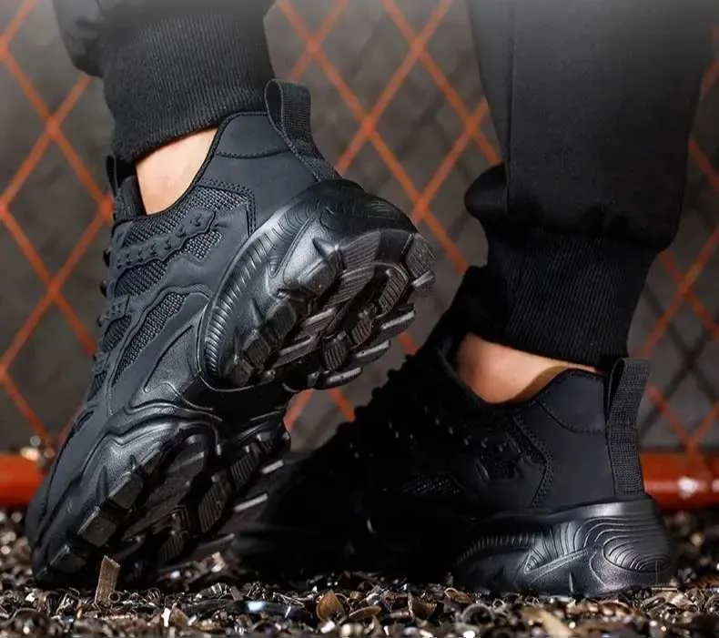 Lightweight Steel Toe Safety Shoes – Breathable, Puncture-Resistant Work Sneakers