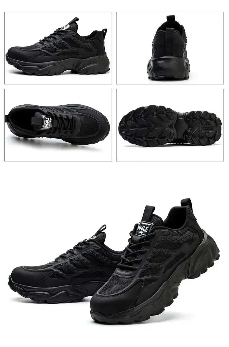 Lightweight Steel Toe Safety Shoes – Breathable, Puncture-Resistant Work Sneakers