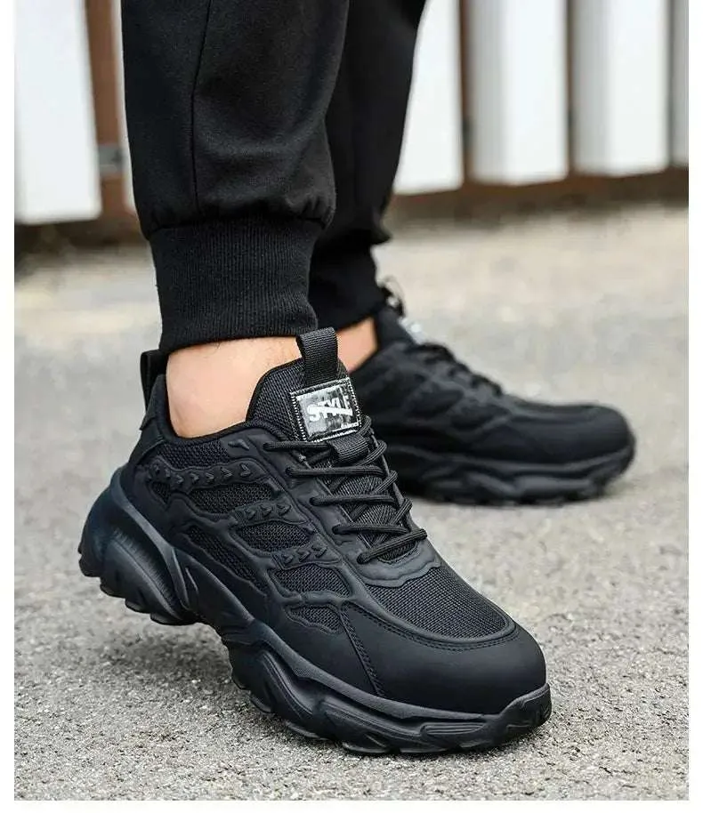 Lightweight Steel Toe Safety Shoes – Breathable, Puncture-Resistant Work Sneakers