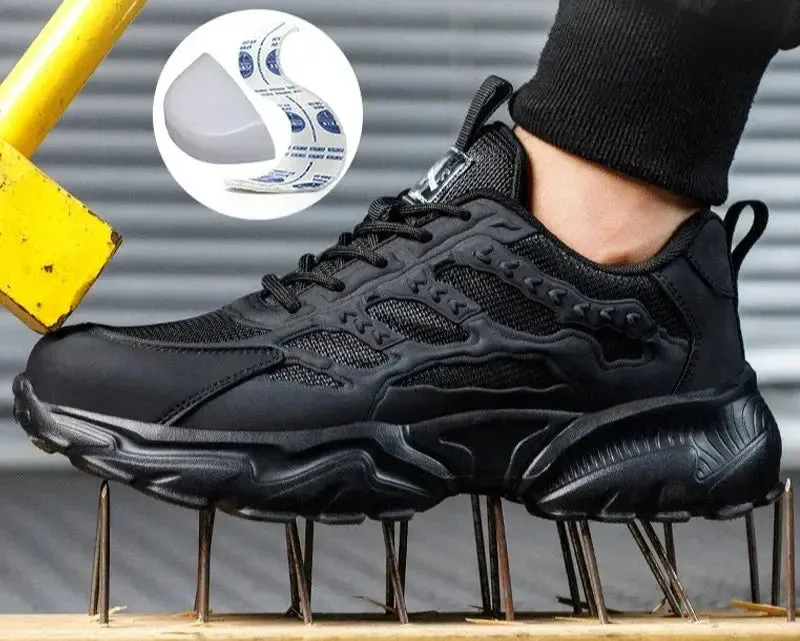 Lightweight Steel Toe Safety Shoes – Breathable, Puncture-Resistant Work Sneakers