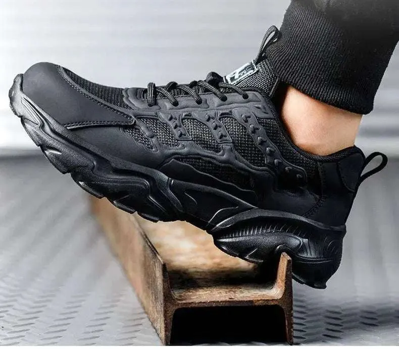 Lightweight Steel Toe Safety Shoes – Breathable, Puncture-Resistant Work Sneakers