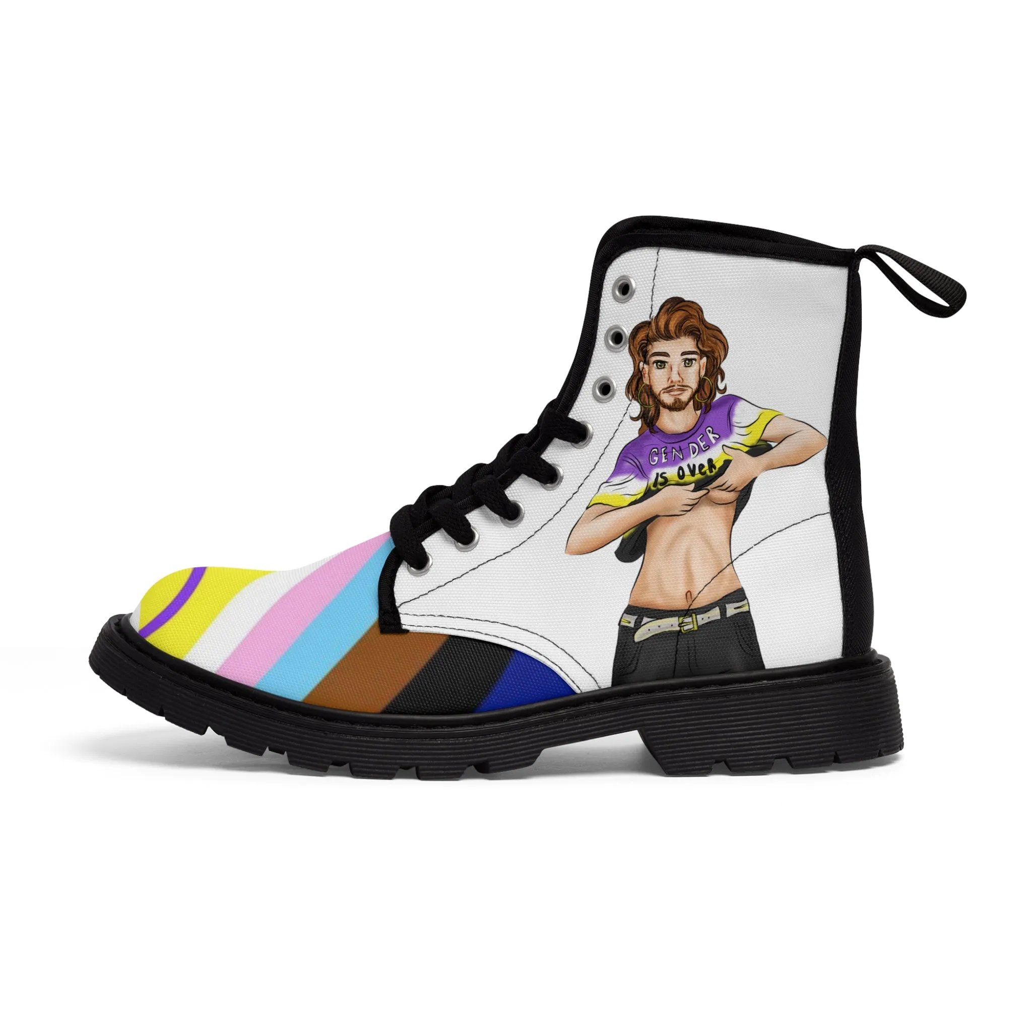 Men's Canvas Boots