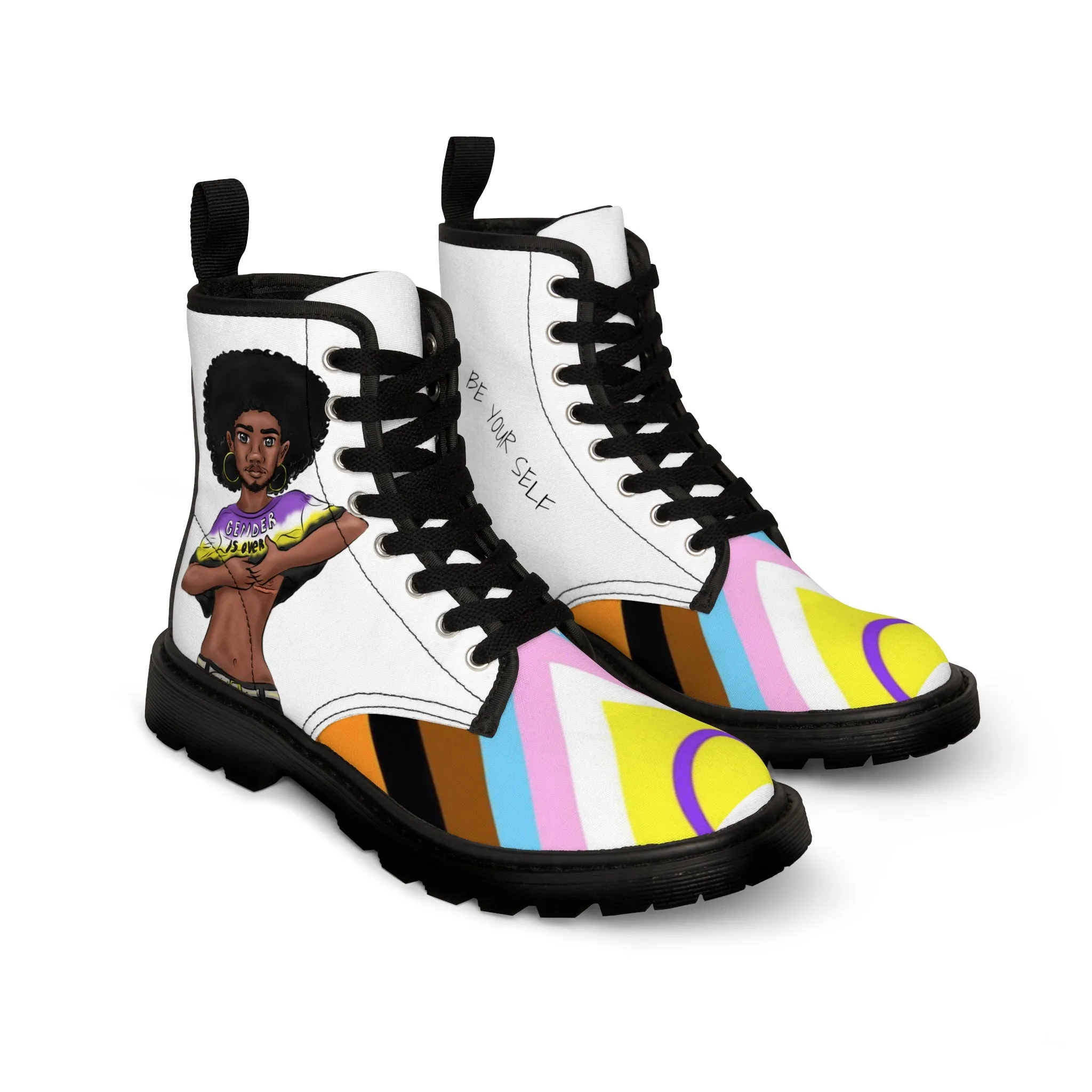 Men's Canvas Boots