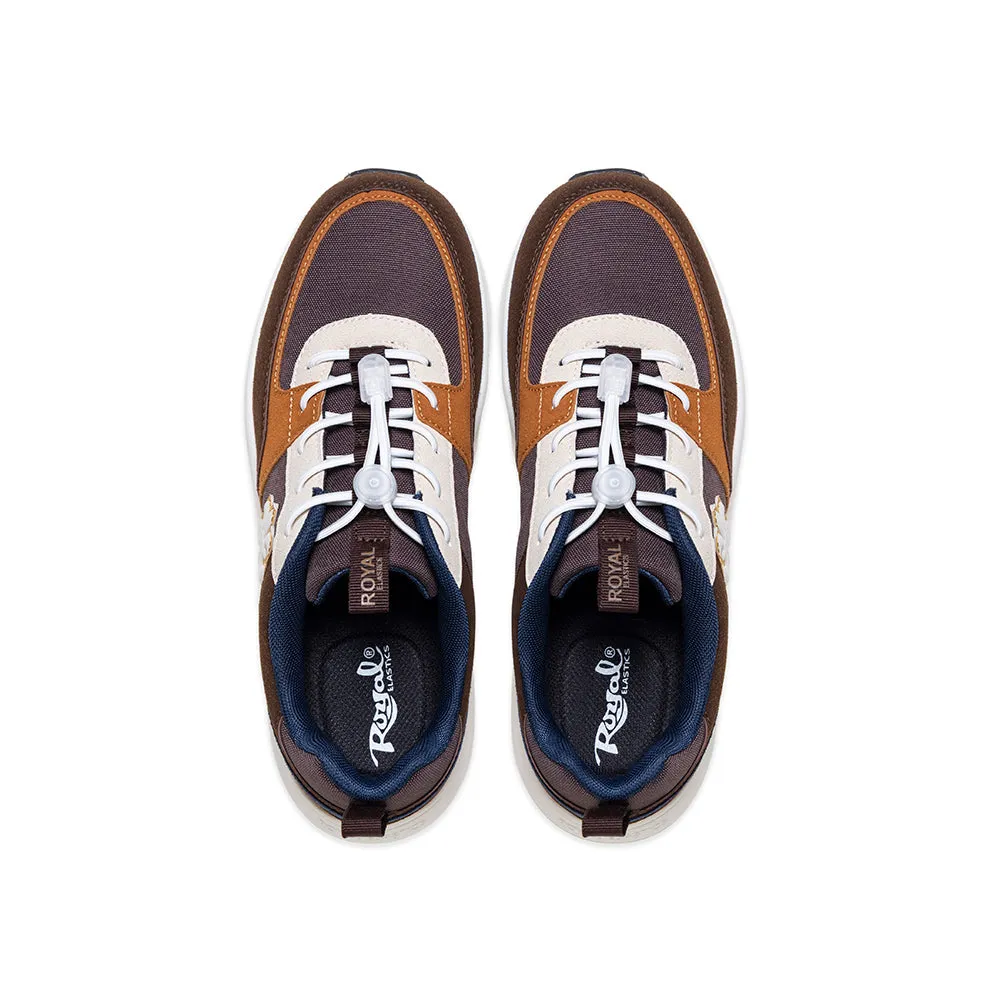 Men's Riviera Brown Blue Casual Sneakers 07843-775