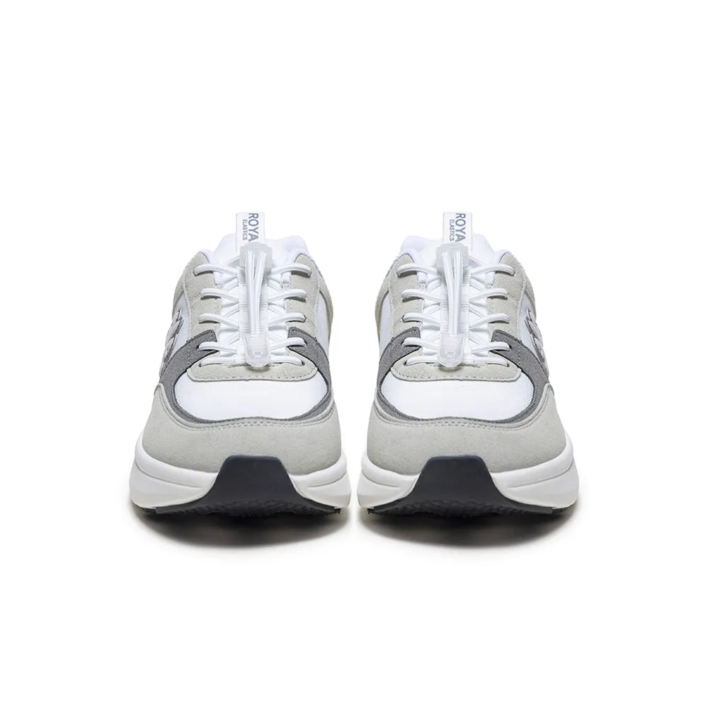 Men's Riviera White Gray Casual Sneakers 07843-088