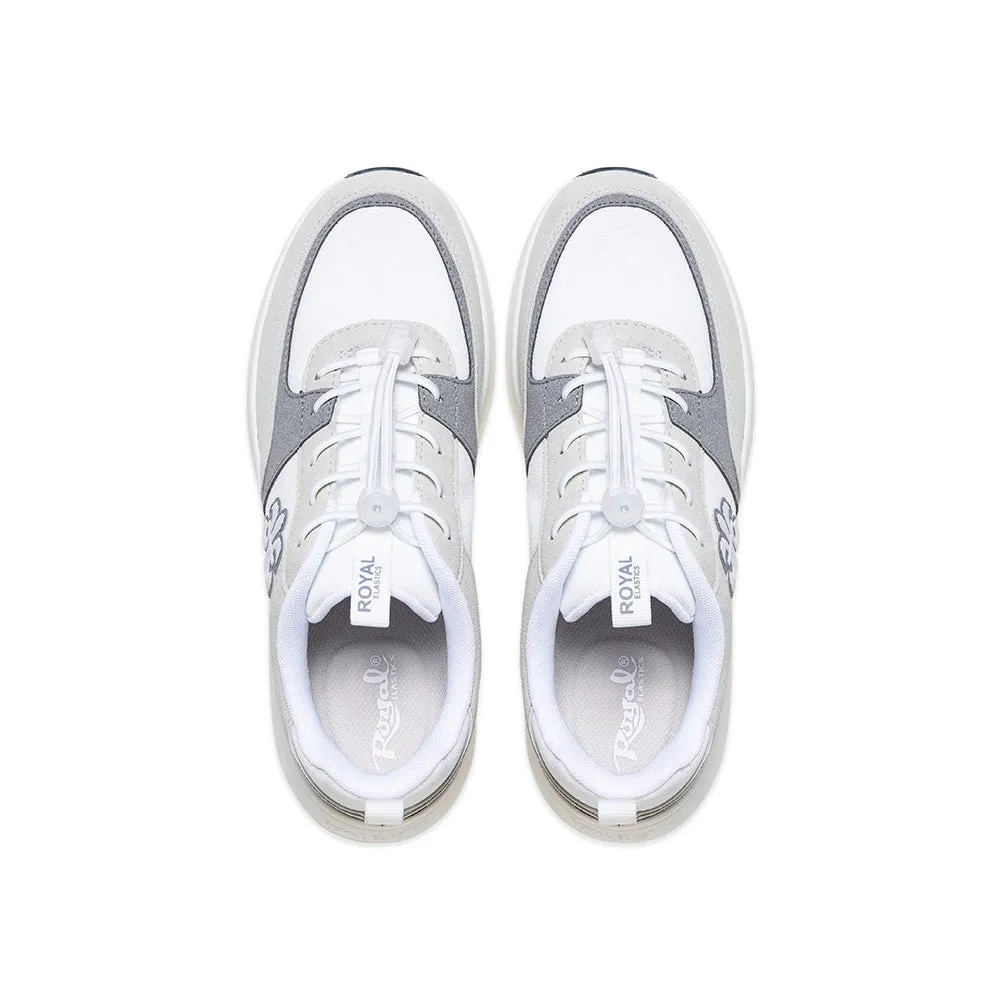 Men's Riviera White Gray Casual Sneakers 07843-088