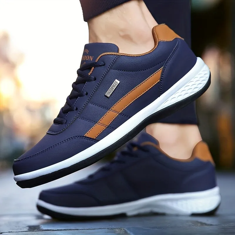 Men's  Running Shoes | Comfy Non Slip Lace Up Casual Sneakers