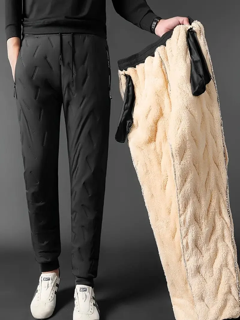 Men's warm winter jogging fleece