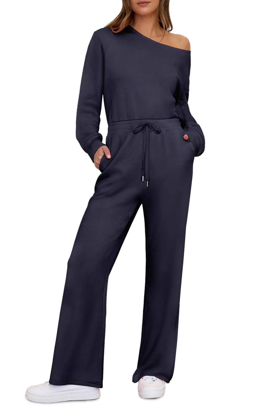 MEROKEETY Dressy Casual Off Shoulder Rompers Jumpsuits