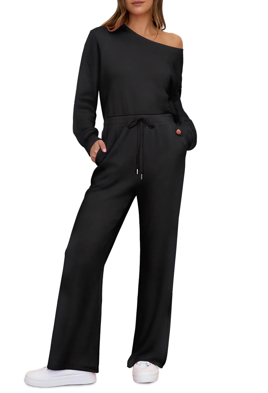 MEROKEETY Dressy Casual Off Shoulder Rompers Jumpsuits