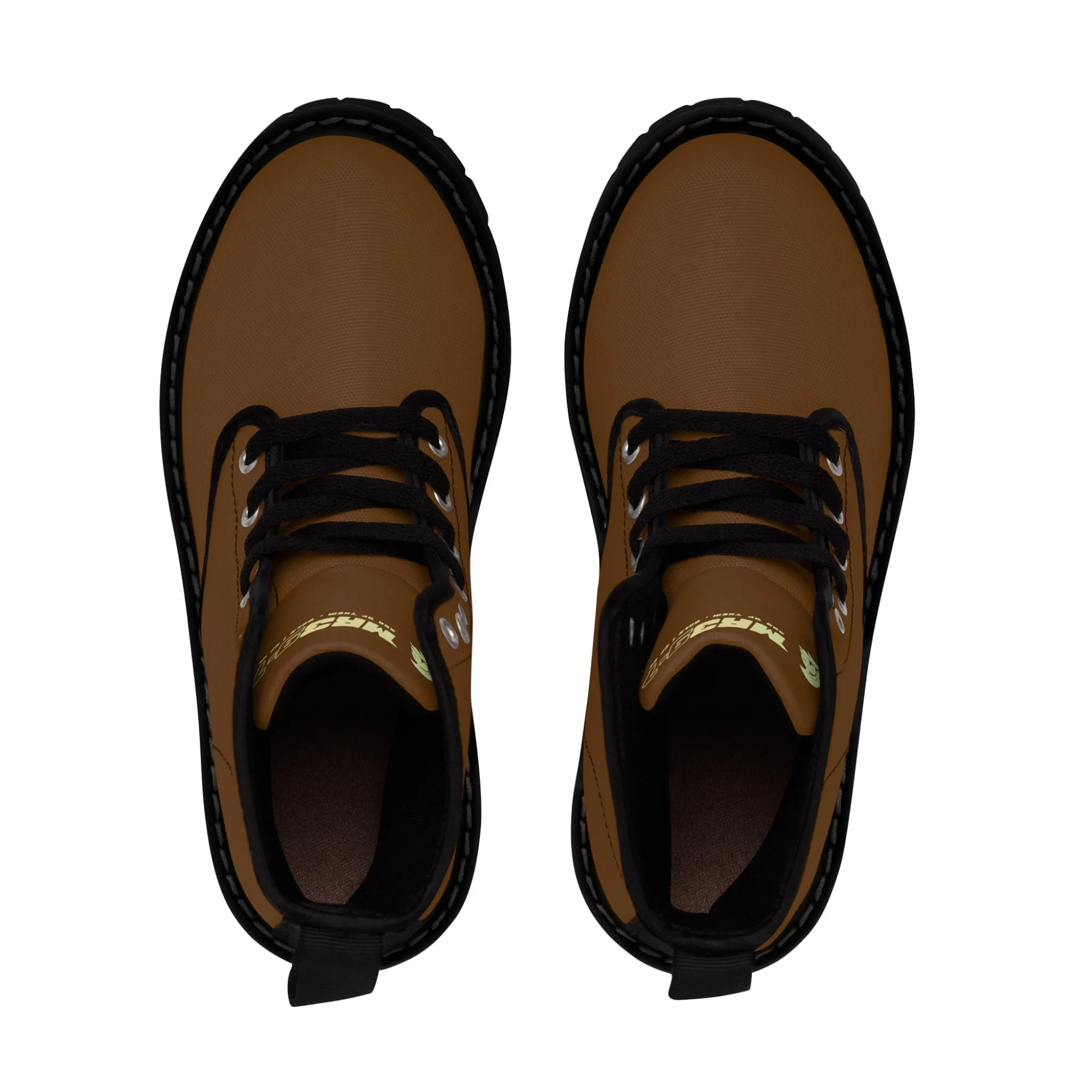 MR39S Brown Canvas Boots AOP